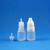 100 uppsättningar 5 ml plastdropparflaskor Tamper Evidence Cap Långt tunt nålspets munstycke för E Liquid Drop Vapor E-Liquide 5 Ml PJijn Aaihr