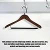 Hangers 360 Rotating Wooden Suit Hanger With Hook Closet Multi-Functional Non-Slip Clothes For Dorms Apartment Small