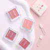 Face Blusher Matte Natural Cheek Tint Brighten Waterproof Contouring Cosmetics Blush Powder Soft Female Makeup 1pcs y240510