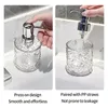 Liquid Soap Dispenser 400 ml Plastic Pomp Dispens Bottle Light Luxe transparante hand Sanering Shampoo Lotion Container