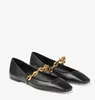 Fashion Women Diamond Tilda Sandals Chaussures Nappa Cuir avec Gols Chaîne STRAP TOE SQUOY