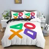 Bedding Sets Desgin 3D Print Playstation Game Elements 2/3pcs Duvet Cover With Pillowcases Bedroom Decor