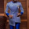 Summer Fashion Style African Mens Polyester Long Sleeved Plus Size Shirt M-3XL African Clothing 240511