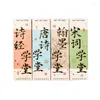 Pcs Paper Bookmarks For Book Lovers Chinese Calligraphy Aesthetic Bookmark Simple Style Accessories Marks