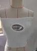 Dieselg Vest Sexy D-Metal Lettre sans bracele