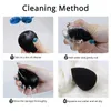 Makeup Tools Makeup Sponge Set 5 Pieces of Black Foundation Make-up Mixed Beauty Sponge Flawless Liquid Cream and Powder Latex Free D240510