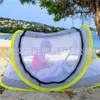 Tentes et abris pour enfants plage tente uv50 + intérieur extérieur multi-fonction moustique filets baby lits mobiles playgroundq240511