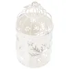 Kandelaars Birdcage kandelaar Kerstmis sneeuwvlokpatroonhouder Creative Cage Candlestick