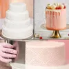 Baking Tools -6 Plastic Cake Decorating Stencils For Cupcakes Cookies Wedding Decorations