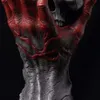 Ny produkt: Fury Hand Skull Head Staty Harts Craft Halloween Desktop Decoration Atmosphere Ornament