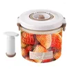 Bouteilles de rangement Économies d'économie de nourriture Conteneurs d'aspirateur légers Organisateur imperméable support polyvalent support de réédition pour les fruits de légumes