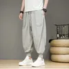 HARAJUKU GARE JOGGING STUDY MENS HIP HOP Streetwear szerokie nogi Spodnie sportowe koreańskie mody duże spodnie workowate 240512