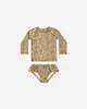 Conjuntos de roupas RC Baby Swimsuit 1-1y Marca de crianças de mangas longas de mangas de biquíni integrado de biquíni de biquíni para crianças mata-mato de praia