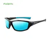 Fuqian Nouveaux lunettes de soleil polarisées pour hommes et femmes Fashion Plastique Lunets de soleil extérieurs Shades Black Goggle UV400