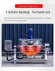 Stainless Steel Steam Electric Gas Heating Jacket Kettle Jam Food Mixing Tilting Pot Cooking Machine