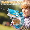Gun Toys Adult and Child Electric Water Guns Shark Automatic Spray Gun Toys Large Capacity Summer Swimming Pool Beach Outdoor Giftl2405