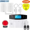 Systèmes d'alarme M2B Wired Wireless GSM Home Durglar Security Alarm System 433MHz prend en charge G2B Espagnol English Russian Voice Interphone Language WX