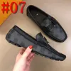 40model 2024 Mança de mocassins masculinos Salandros de couro Sapatos de couro Slipp Slip-On Classual Casual Sapatos Driving Wedding Male Designer Sapatos Taxes Tassel Ponto-nos 4-12