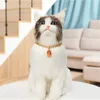 Collares de perros dibujos animados de joyería de color de oro para gato de mascota