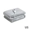 Coperte 152x127 cm Coperta elettrica Riscaldamento 3 marcia con timer trapunta US US Plug Flanella Inverno riscaldamento