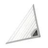 Kitchen Storage Roll Up Triangle Dish Drying Rack For Sink Organizer Corner Over The Sponge Rag Holder Accessories Shelf