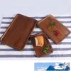 Rechthoekige borden Delicate keuken Walnoot Zwart hout fruit Veget Bread Cake Derees Multi Size Tea Food Snack Trays FY5566 1214