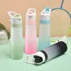 Water Bottles Sport 700ml Frosted Spray Cup Outdoor Sports Bottle Cooling And Replenishing Convenient Advertising