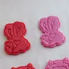 Bakformar 2 st/set söta djur kakform Diy Lamb och Cutter Set Fondant Biscuit mögel Kakdekorationer verktyg