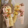 Present Wrap Packing Bag Kraft Paper Slip Souvenir Diy Flower Festive Party Supplies Simple Eco Friendly Graduation Valentines Day