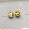 Boucles d'oreilles Vente 925 Argent pour usure quotidienne de 5 mm VVS Grade naturel Péridot Allergie Free Gold plaquée Bijoux