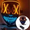 Festliche Halloween 2023 Mask Party Toys LED LEGELTE LEGELTE MASSS DIE PURGE -WAHLHALTE GROSSE Festival Cosplay Kostümversorgung GC0906 S s