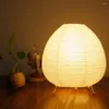 Table Lamps Bedside Study Lamp Rice Paper Desktop Decorative Lantern Light Handmade Nordic For Living Room Bedroom
