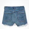 女性のショートパンツデニム女性ハイウエストストレッチ夏のジーンズ因果的な女性服カジュアル伸縮性パンツ