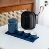 SET DI ATTUALI A TEFE TRAVE SET TEA SACCHE PORTATIVA UN PASCA DI TRE CAPS TEAPOT