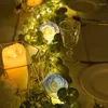 Dekoratif çiçekler 2/1pcs 180cm yapay ipek gül okaliptüs çelenk asma asma bitkileri grennery düğün parti kemer masa dekor