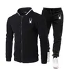 Menina de tracksuits masculinos 2024 Spring e outono Baseball Wear Zipper Stand Gollar Capuz Capat Casual Cardigan Casual Cores Sólidos Suit S-3xl Y240508