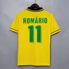 Kit1994 Ronaldinho Brasils Vintage Jersey Romario Rivaldo Brazils Carlos Camisa de Futebol 1998 2002 Ronaldo Kaka 2006 2000 Pele Retro Soccer Jerseys Kids