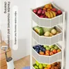 Многослойный организатор хранения кухни-стойка с нагрузкой с большой грузоподъемностью