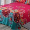 Bedding Sets Bohemian 1pc Capa de cama 3d Mandala Folha de impressão Decoração de casa Tapestry porte de tapeçaria por atacado