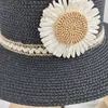 Berets Flower Tassel Female Lace Bow Bowknot Straw Hat Summer Women Ladies Casual Floppy Sun Ribbon Sunscreen Cap For Beach