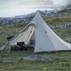 Tentes et abris Nouvelles tentes de neige pyramide hexagonale Tour extérieure Camping Léger Randonnée Tente à l'épreuve du TenteQ240511