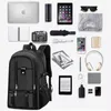 BACCHPACK BUSINESS INFERIORE 15.6 16 16 pollici Laptop Male USB Notebook Bag di viaggio scolastico uomini Anti furto Mochila