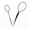 2024 4 PCS Pononytail Hair Styling Tools Plastic Needle Ponytail Topsy Loop Hair Bun Maker Braids Beauty Accessories Frisörsverktyg för hårbulle Tillbehörstillbehör