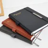 Kladblok 18 maanden Planboeken Volledige Engelse versie Pu Leather Agenda Notebook Business Office Notebooks