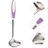 Spoons Decor Spoon Stainless Steel Sauce Ladle With Pouring Spout Cooking Oil Metal Kitchen Soup Seasoning Scoop