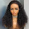 Grade 12a Maleisische Peruaanse Indiase Braziliaanse Jerry Curly 13x4 HD Lace frontale pruik 18 inch 100% rauw maagdelijk dik menselijk haar