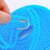 Nylon Anti Slip à linge Certes à linge Vêtements de vent Drying Rope Travel Claies Ligne de linge Portable Ligne de linge Corche de camping intérieur Hôtel Hw0262