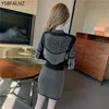 Vestes pour femmes printemps 2024 Rivet sexy rivet tassel court manteau fashion femme automne veste de forage coréen