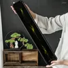 Tea Trays Imitation Large Paint Bamboo Tray Chinese Lacquer Minimalist Cup Bridge Set Table Small
