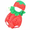 Schattige fruitdiervorm baby eendelige zwembroekwimming cap voor babymeisjes baby jongens zomer zomers baby peuter water sport kleding 240507